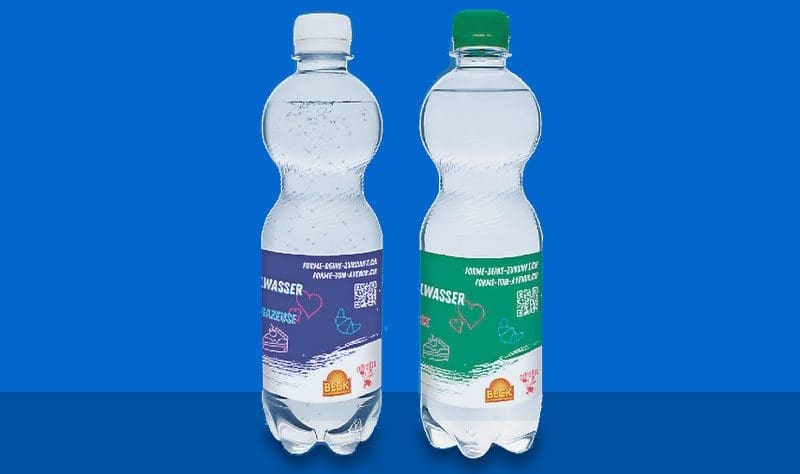 Eau minérale du secteur avec promotion de la relève
