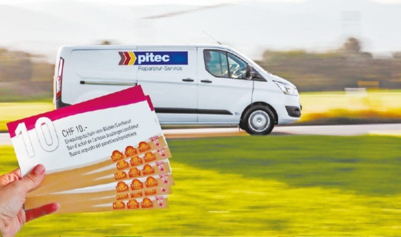 Pitec AG : des bons de la BCS pour les employés