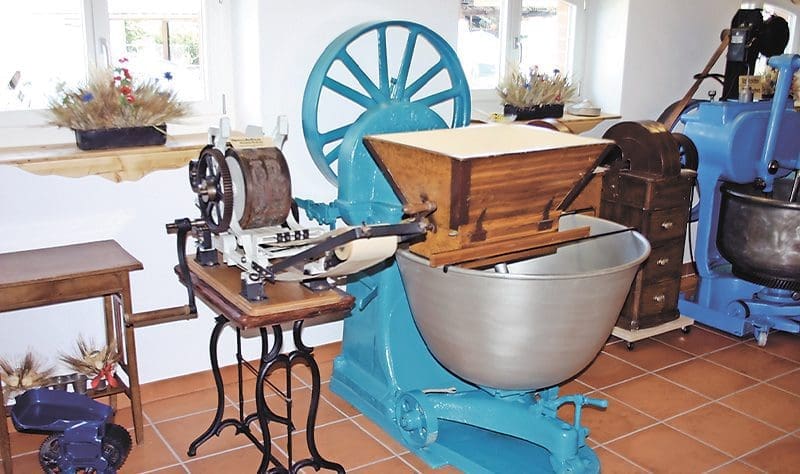 Bäckereimaschinen aus früheren Epochen