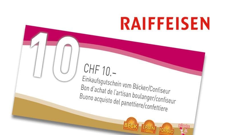 Geschenk für die Raiffeisen-Genossenschafter