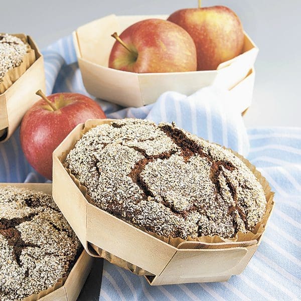 Emmer-Vollkornbrot mit Apfel