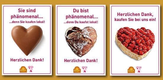 Lokal einkaufen – Plakate für POS