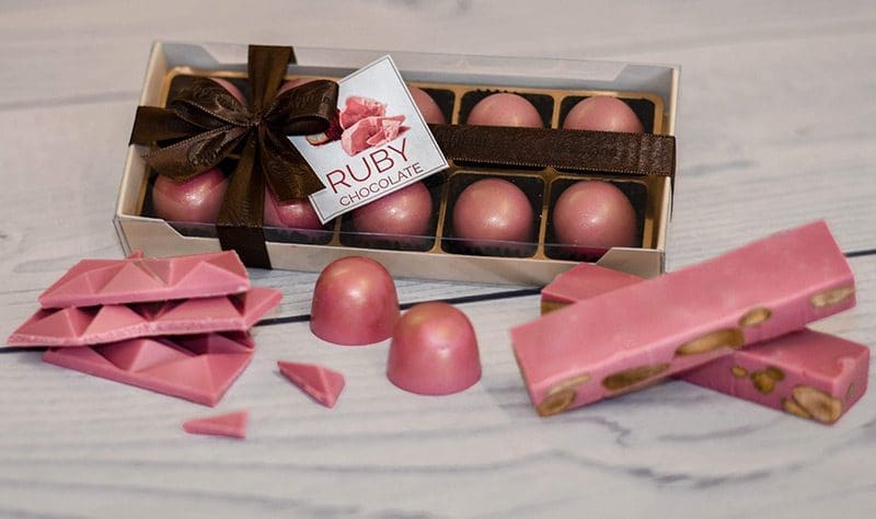 Confiserie Bachmann mit Schoggineuheit «Ruby Rubina»