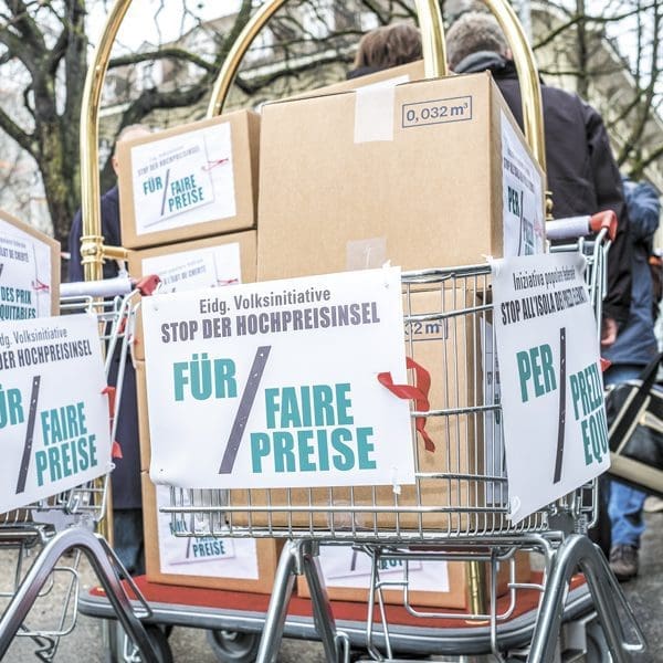 Initiative « pour des prix équitables » déposée