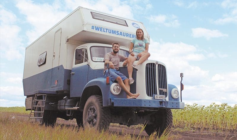 Weltreise mit dem Lastwagen
