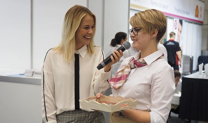 SwissSkills-Moderatorin Linda Fäh im Gespräch