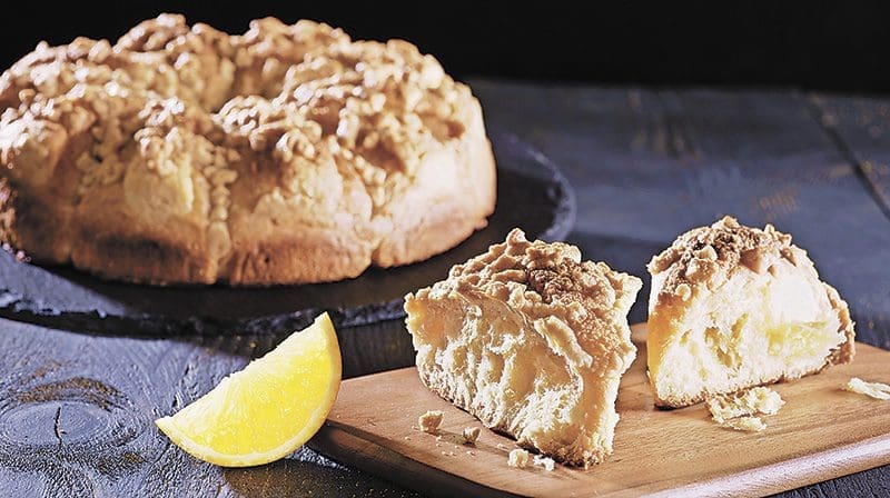 Orangen-Prosecco-Brioches
