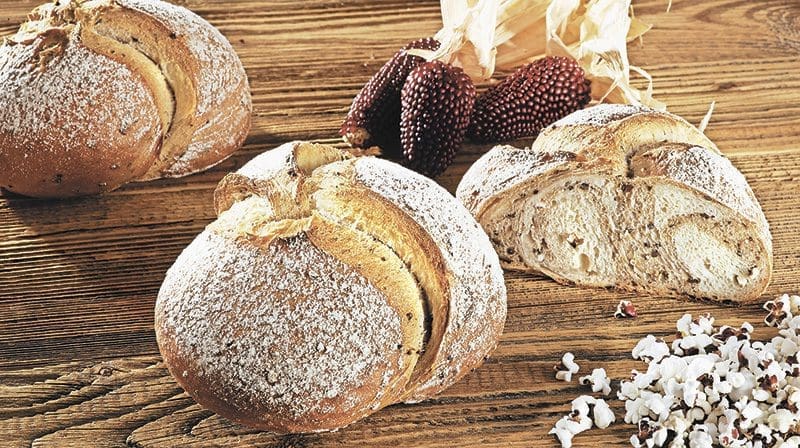 Popcorn-Kakao-Brot