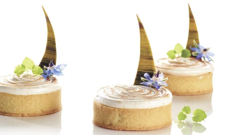 Kalamansi-Tarte mit Ricola-Kräuterzucker