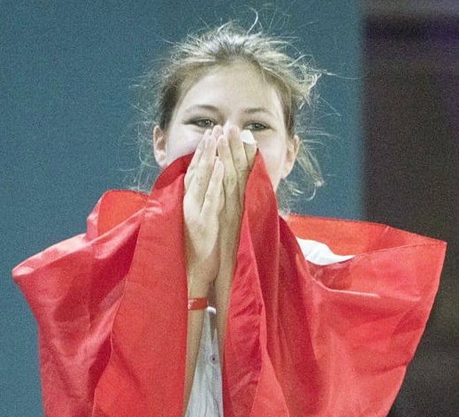 La médaille d’or sera suspendue au-dessus du lit