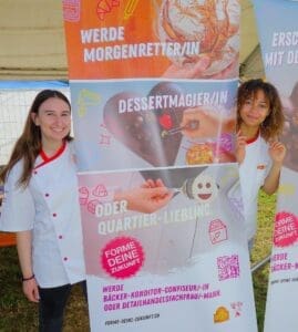 Nachwuchswerbung am Seeländer Schwingfest