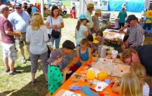 Nachwuchswerbung am Seeländer Schwingfest
