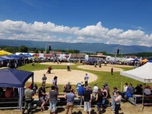 Nachwuchswerbung am Seeländer Schwingfest