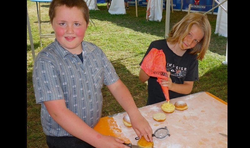 Nachwuchswerbung am Seeländischen Schwingfest
