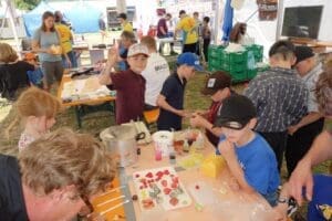 Nachwuchswerbung am Seeländer Schwingfest