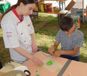 Nachwuchswerbung am Seeländer Schwingfest