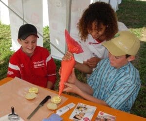 Nachwuchswerbung am Seeländer Schwingfest