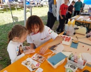 Nachwuchswerbung am Seeländer Schwingfest