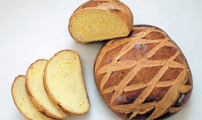 Une cuchaule au-dessus du panier