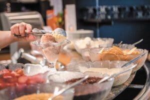 Des créations de glace artisanales