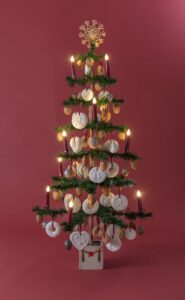 Décorations de Noël comestibles, Jouet Mondes Musée Bâle, 12/17