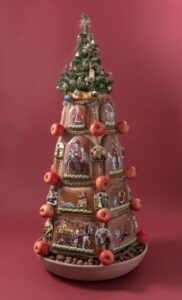 Décorations de Noël comestibles, Jouet Mondes Musée Bâle, 12/17
