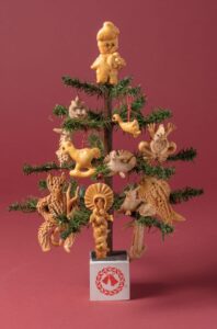 Décorations de Noël comestibles, Jouet Mondes Musée Bâle, 12/17