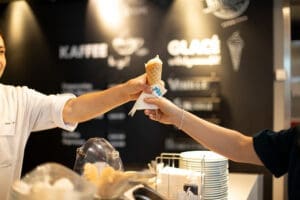 Des créations de glace artisanales