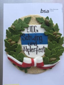 Arbeiten der Berufsschule Aarau zum Schwing- und Älplerfest 2019