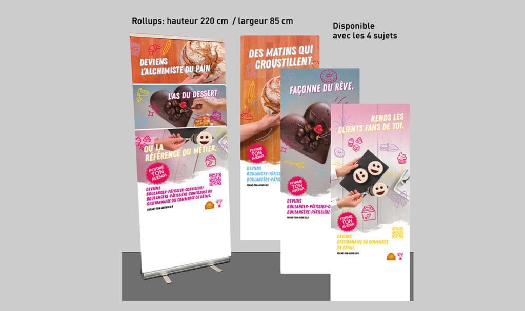 Roll-ups «Forme ton avenir»