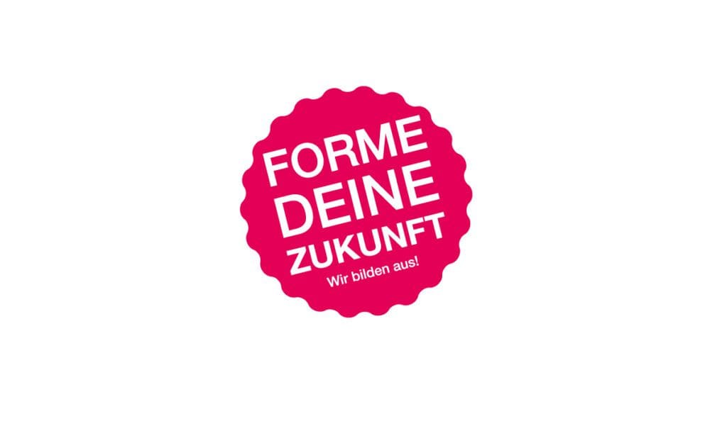 Klebesignet «Wir bilden aus!»