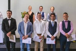La remise de brevet aux lauréats de l’examen professionne