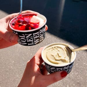Des créations de glace artisanales