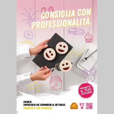 Affisso «Impiegato/a del commercio al dettaglio»