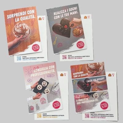 Set di biglietti da 200 pz (50 biglietti per ogni categoria)
