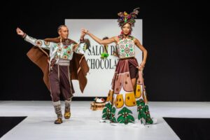 Dress-Show am Salon du chocolat 2023 in Paris