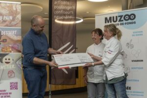 Don des apprentis neuchâtelois à un zoo
