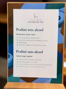Preisverleihung: Concours du Praliné à l’eau-de-vie – Edition Gin